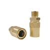 Connecteur rapide m&acirc;le en laiton standard am&eacute;ricain, enfichable pour connecter les raccords de tuyaux de tubes d'eau