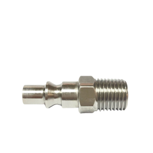 Nam 1/4 NPT ren đồng thau th&eacute;p h&igrave;nh lục gi&aacute;c N&uacute;m v&uacute; cắm kh&iacute; n&eacute;n kh&iacute; n&eacute;n