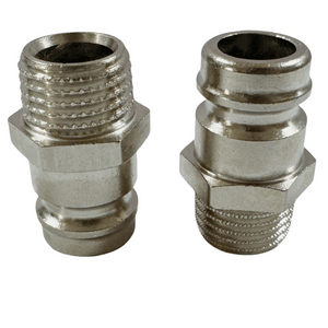 Europ&auml;ischer Standard-Messing-Stecker, Nippel-Rohrverschraubung