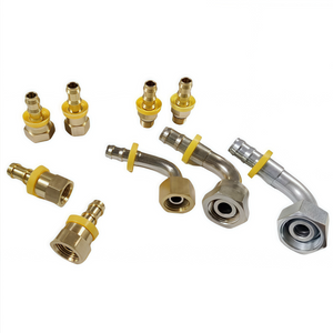 Alle Arten von flexiblen hydraulischen SS316-Schlauchleitungen aus Messing mit Push-Lock-Verbindungen
