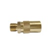 Connecteur rapide m&acirc;le en laiton standard am&eacute;ricain, enfichable pour connecter les raccords de tuyaux de tubes d'eau